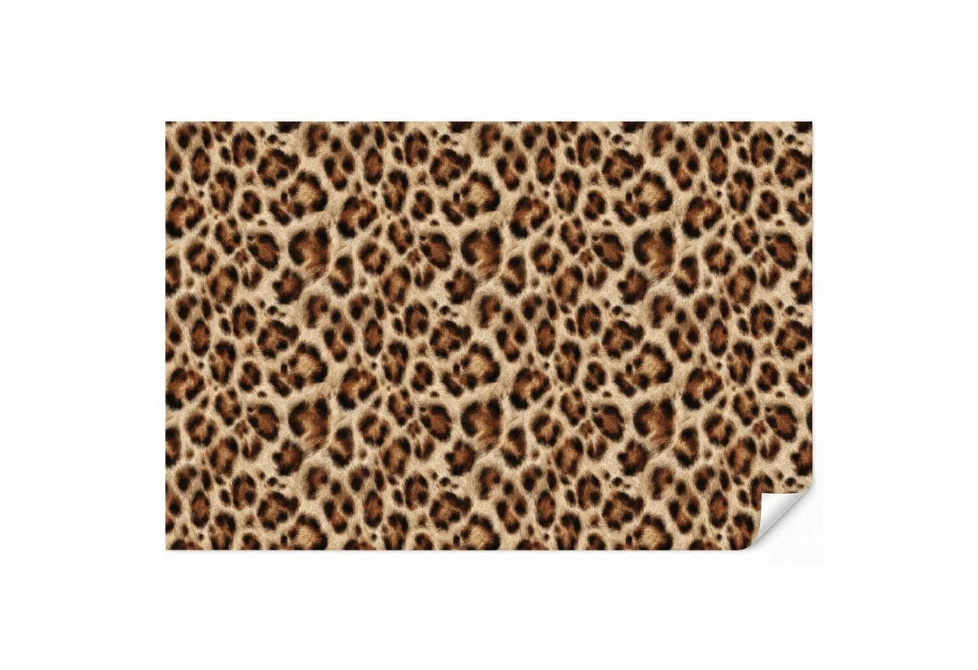 OnlyWow Fototapete Leopard Braun Modern Vliestapete - Bild 2