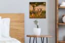 OneMillionCanvasses® Leinwandbild Hirsche Natur Motiv 20x20 cm Bild 4