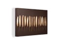 OneMillionCanvasses® Leinwandbild Goldene Federn Braun Bild 2