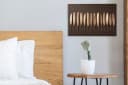 OneMillionCanvasses® Leinwandbild Goldene Federn Braun Bild 4