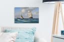 OneMillionCanvasses® Leinwandbild Schiffe Küste Vilhelm Arnesen 30x20 cm Bild 3