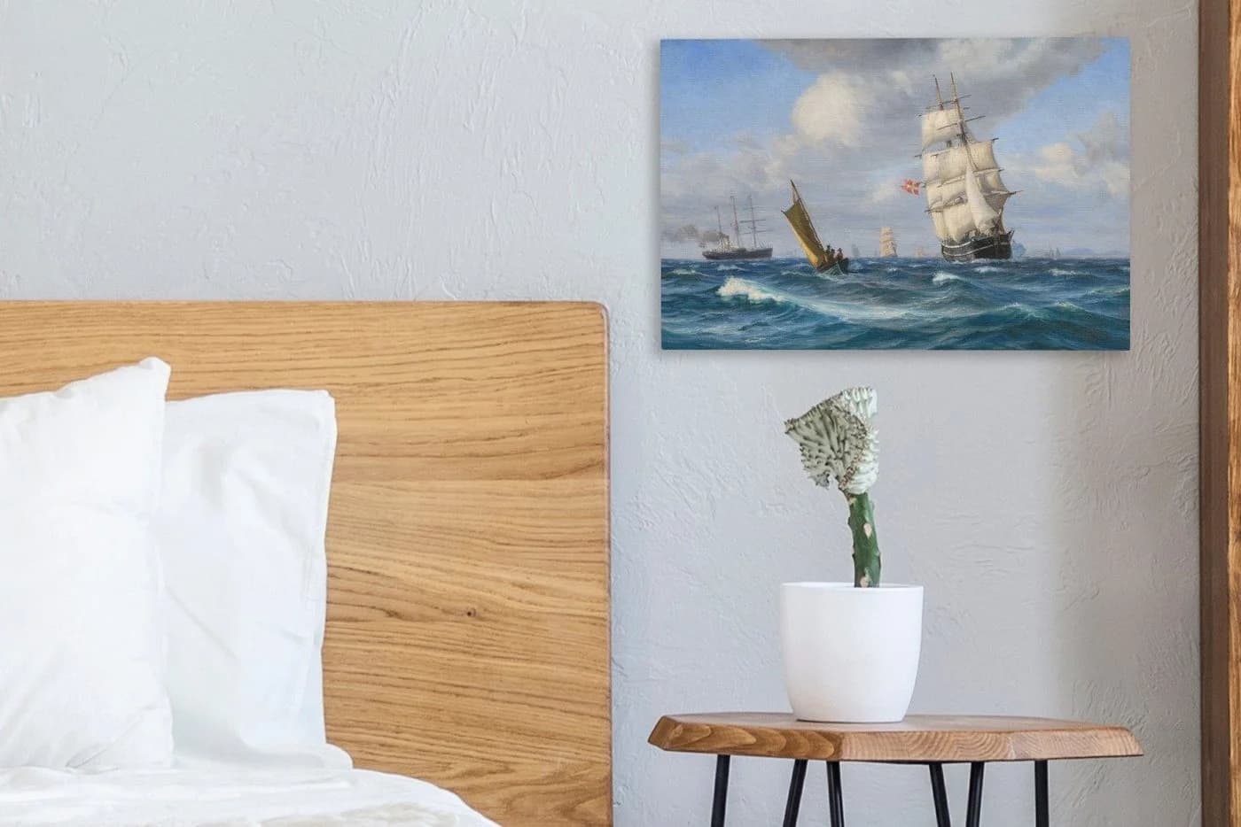 OneMillionCanvasses® Leinwandbild Schiffe Küste Vilhelm Arnesen 30x20 cm - Bild 4