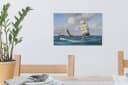 OneMillionCanvasses® Leinwandbild Schiffe Küste Vilhelm Arnesen 30x20 cm Bild 5