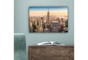 OneMillionCanvasses® Leinwandbild New York Skyline Nebel Bild 5