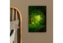 OneMillionCanvasses® Leinwandbild Bäume - Wald - Grün - Landschaft - Natur Bild 4