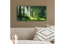 OneMillionCanvasses® Leinwandbild Panorama Natur Bäume Wald Grün Sonne Gras Pflanzen Fotodruck Wandbild Deko Bild 4