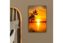 OneMillionCanvasses® Leinwandbild Sonnenuntergang Orange Bild 4