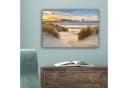 OneMillionCanvasses® Leinwandbild Strand Düne Sonnenuntergang 30x20 cm Bild 5