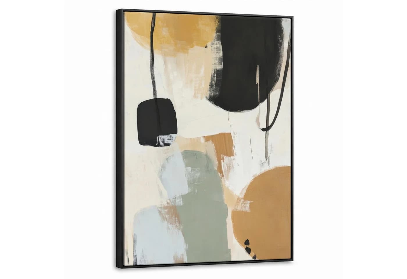 OneMillionCanvasses® Leinwandbild Abstrakt Bunt mit Schattenfugenrahmen - Bild 2