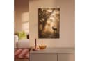 OneMillionCanvasses® Leinwandbild Hirsch Gold Natur Motiv Bild 1