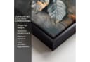 OneMillionCanvasses® Leinwandbild Grau Natur Motiv Schattenfugenrahmen Bild 3