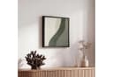 OneMillionCanvasses® Leinwandbild Japandi Grün Beige Abstrakt Bild 5