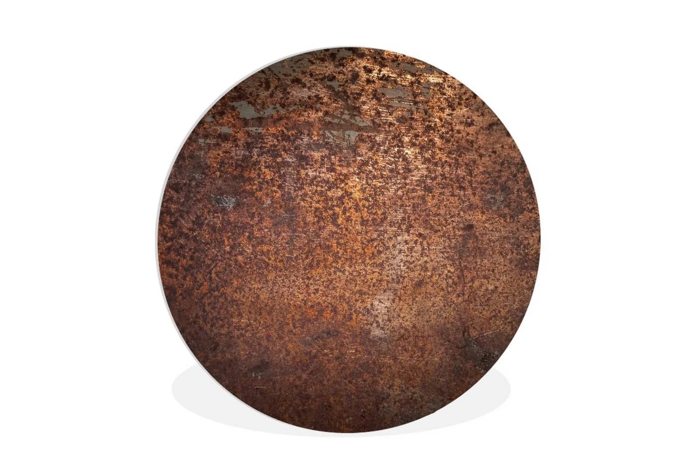 MuchoWow Kreis Wanddekoration 30x30 cm Rost Bronze - Bild 2