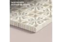 OneMillionCanvasses® Leinwandbild Beige Stilisierte Blüten Bild 3