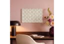 OneMillionCanvasses® Leinwandbild Beige Stilisierte Blüten Bild 4