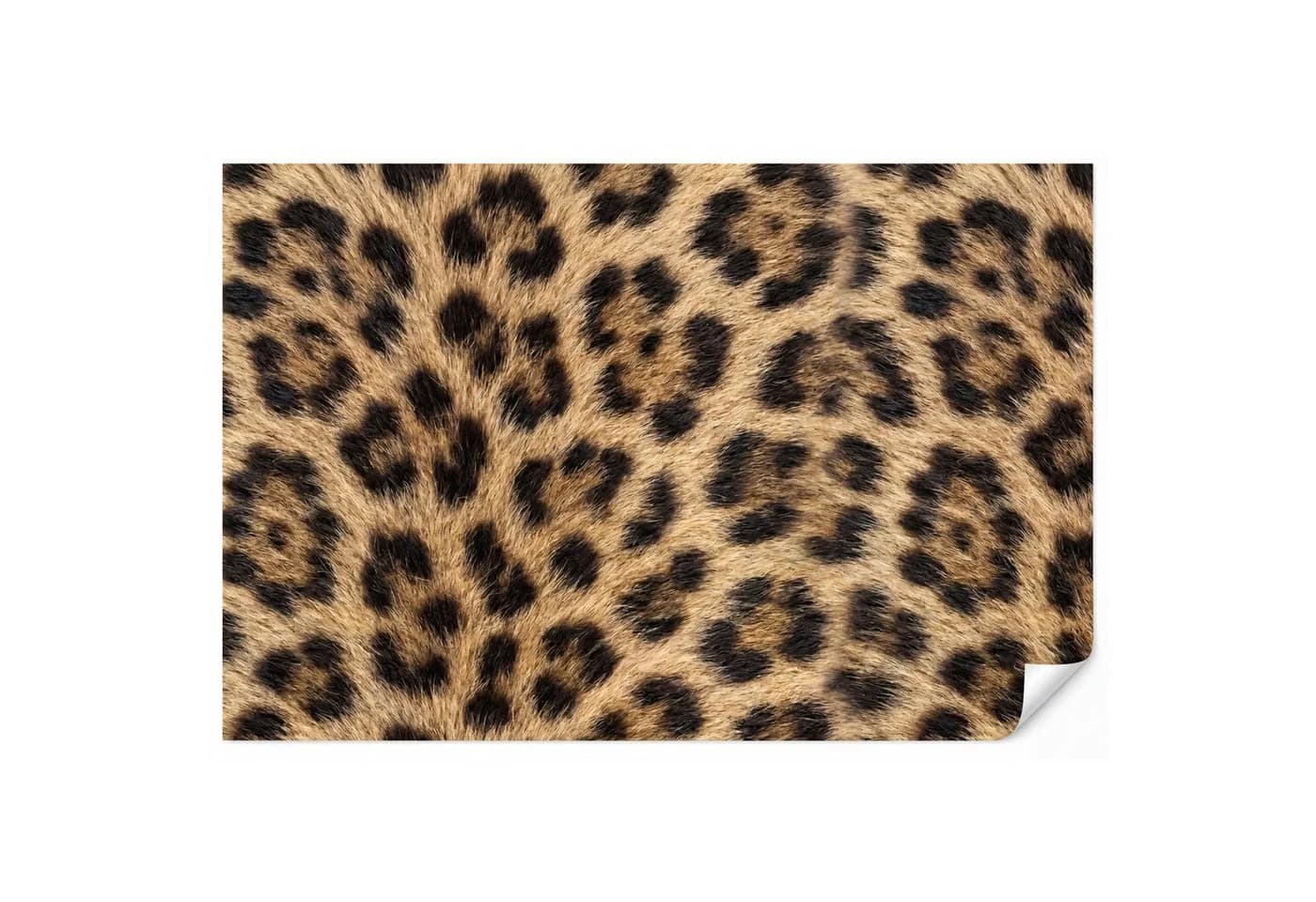 OnlyWow Fototapete Leopard Braun Gold Modern Vliestapete - Bild 2
