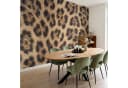 OnlyWow Fototapete Leopard Braun Gold Modern Vliestapete Bild 5
