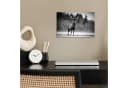 MuchoWow Poster Hirsch Winter Schwarz Weiß 30x20 cm Bild 1