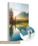 MuchoWow Acrylglasbild Landschaft mit See und Bergen Bild 2
