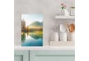MuchoWow Acrylglasbild Landschaft mit See und Bergen Bild 4