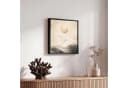 OneMillionCanvasses® Leinwandbild Japandi Landschaft Vogel 20x20cm Bild 5