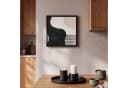 OneMillionCanvasses® Leinwandbild Rahmen Abstrakt Beige Japandi 20x20cm Bild 1