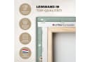 OneMillionCanvasses® Leinwandbild Weltkarte Kinder Blau Bild 3