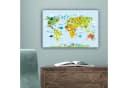 OneMillionCanvasses® Leinwandbild Weltkarte Bunt Kinderzimmer Wanddekoration Bild 5