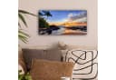 OneMillionCanvasses® Leinwandbild Hawaii Panorama Strand Meer Sonnenuntergang Bild 1
