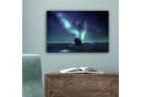 OneMillionCanvasses® Leinwandbild Nordlichter Hirsche Sternenhimmel Bild 5