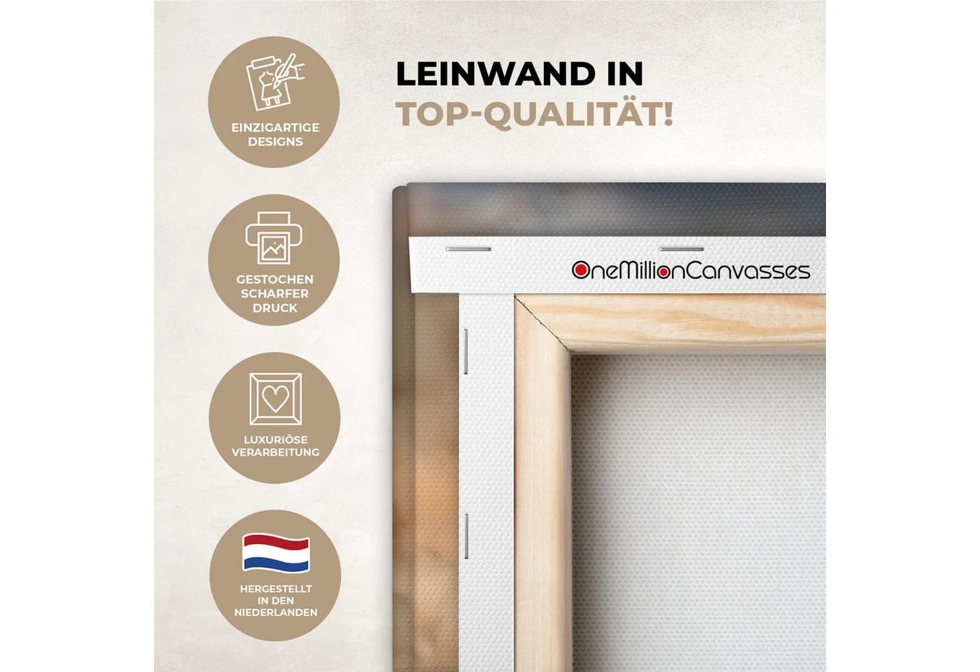 OneMillionCanvasses® Leinwandbild Panorama Pferde Bunt - Bild 3