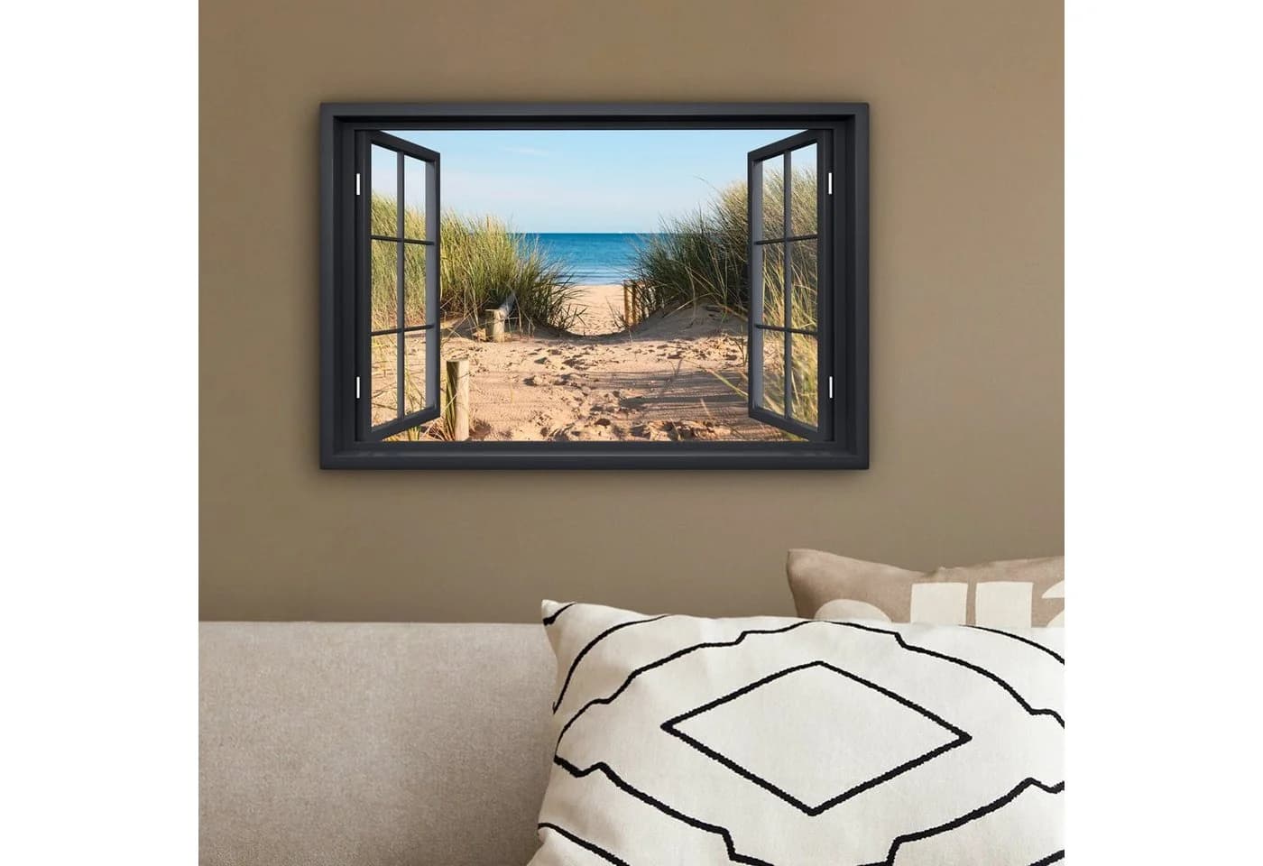 OneMillionCanvasses® Leinwandbild Strand Meer Dünen 30x20 cm - Bild 4