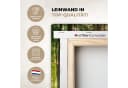 OneMillionCanvasses® Leinwandbild Wald Sonnenuntergang 20x20 cm Bild 3