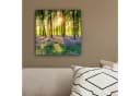OneMillionCanvasses® Leinwandbild Wald Sonnenuntergang 20x20 cm Bild 4