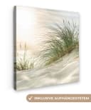 OneMillionCanvasses® Leinwandbild Dünen mit Strandhafer Bild 2