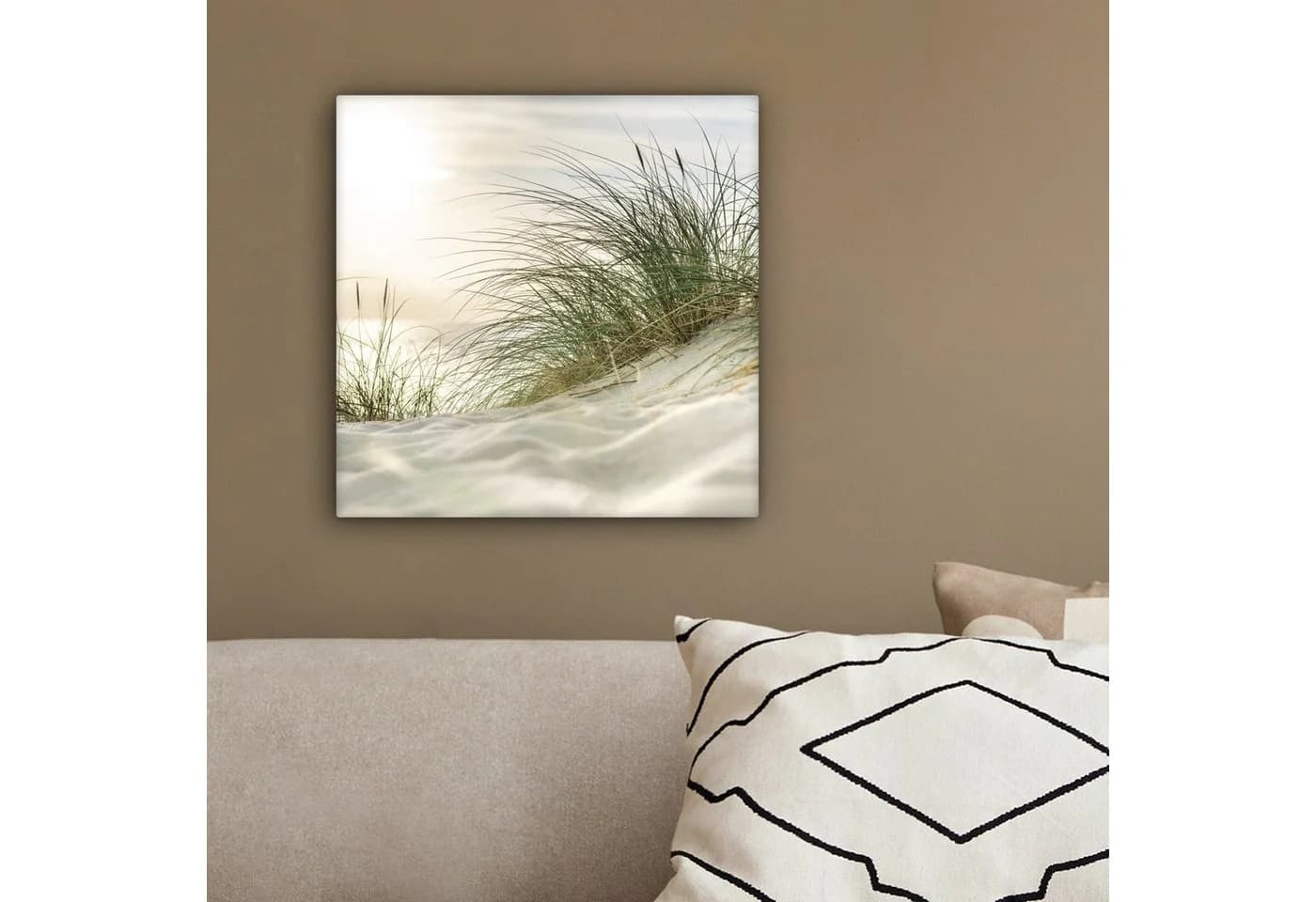 OneMillionCanvasses® Leinwandbild Dünen mit Strandhafer - Bild 4
