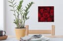 OneMillionCanvasses® Leinwandbild Rote Rosen 20x20 cm Bild 5