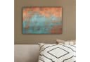 OneMillionCanvasses® Leinwandbild Abstrakt Metall Blau Bronze Bild 4