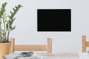 OneMillionCanvasses® Leinwandbild Schwarz Einfarbig Fotodruck Wand Dekoration Aesthetic 30x20 cm Bild 4