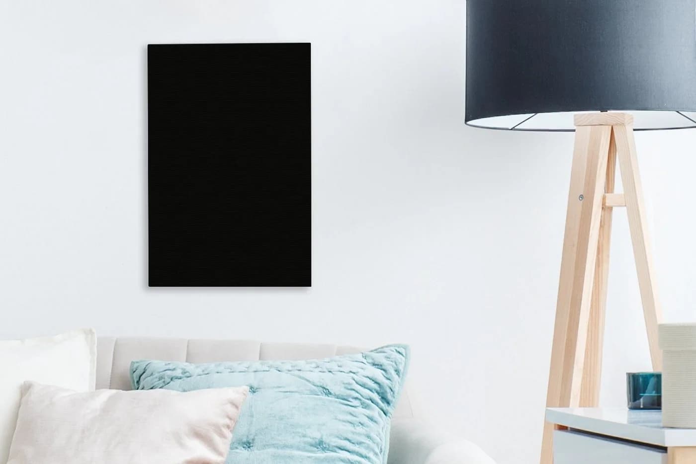 OneMillionCanvasses® Leinwandbild Schwarz Fotodruck 20x30 cm - Bild 2
