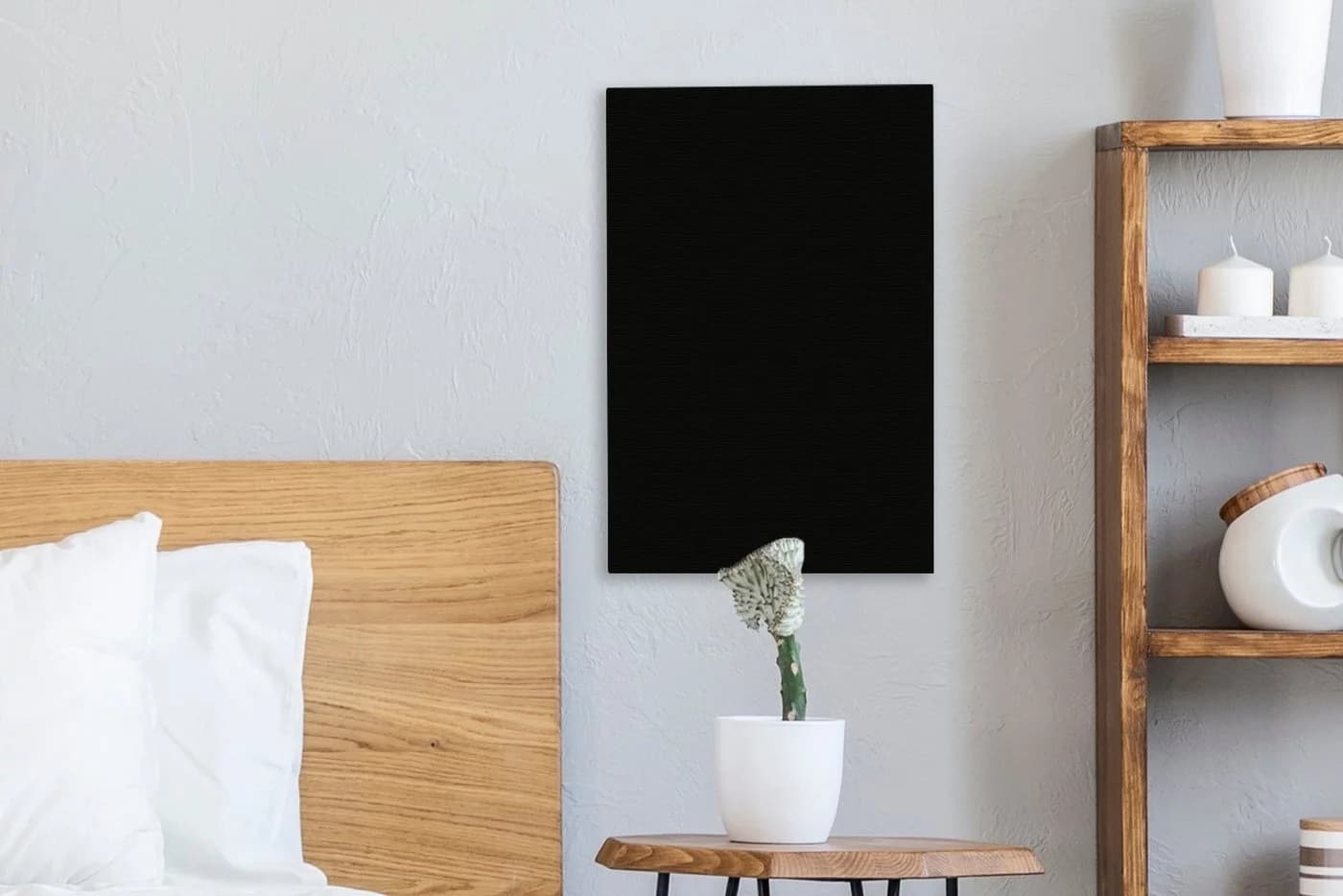 OneMillionCanvasses® Leinwandbild Schwarz Fotodruck 20x30 cm - Bild 3