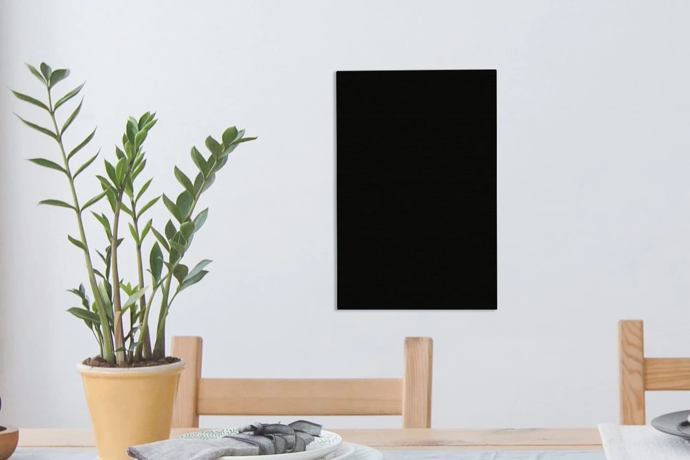 OneMillionCanvasses® Leinwandbild Schwarz Fotodruck 20x30 cm - Bild 4