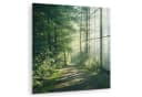 MuchoWow Acrylglasbild Waldweg Grün Modern Bild 2