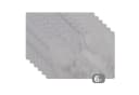 MuchoWow Platzset Marmor Weiß Grau 6-tlg Vinyl Bild 2