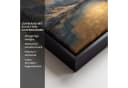 OneMillionCanvasses® Leinwandbild Bergkulisse Sonnenuntergang mit Rahmen Bild 3