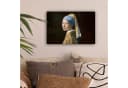 OneMillionCanvasses® Leinwandbild Mädchen mit Perlenohrring Kunstdruck Vermeer 30x20 cm Bild 1