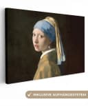 OneMillionCanvasses® Leinwandbild Mädchen mit Perlenohrring Kunstdruck Vermeer 30x20 cm Bild 2