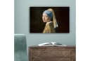 OneMillionCanvasses® Leinwandbild Mädchen mit Perlenohrring Kunstdruck Vermeer 30x20 cm Bild 5