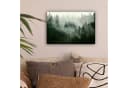 OneMillionCanvasses® Leinwandbild Wald Nebel Natur 30x20 cm Bild 1