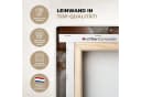 OneMillionCanvasses® Leinwandbild Grau-Gold Marmoroptik Wanddekoration Bild 3